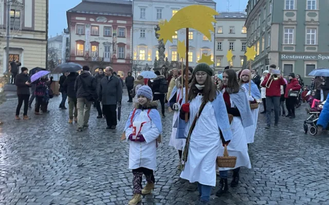 Brnem pochodovali velbloudi. Došlo až před radnici