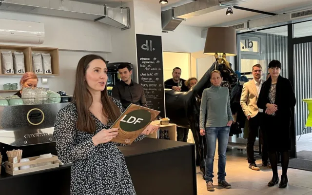 Design lab slouží k setkávání, odpočinku i výuce.