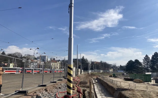 Brno buduje šalinám novou smyčku, aby měla chystaná hala zastávku