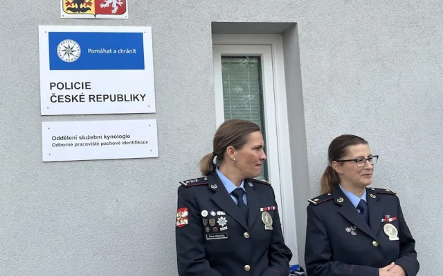 Policie služebním psům v Modřicích postavila nové pracoviště