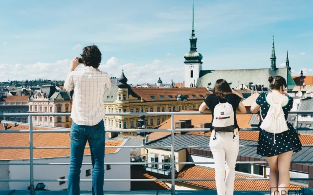 Z budovy Českého rozhlasu uvidí návštěvníci celé Brno.