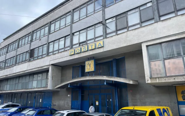 Pošta u hlavního nádraží je uzavřená