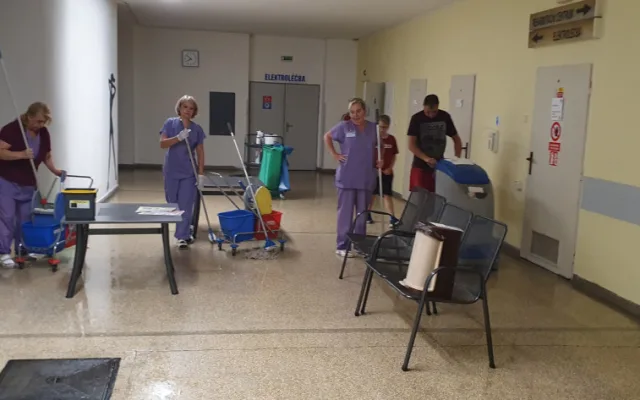Jižní Moravu zasáhl silný déšť. V Boskovicích voda zatekla do archivu i nemocnice