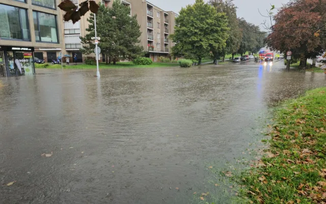 Jižní Moravu zasáhl silný déšť. V Boskovicích voda zatekla do archivu i nemocnice