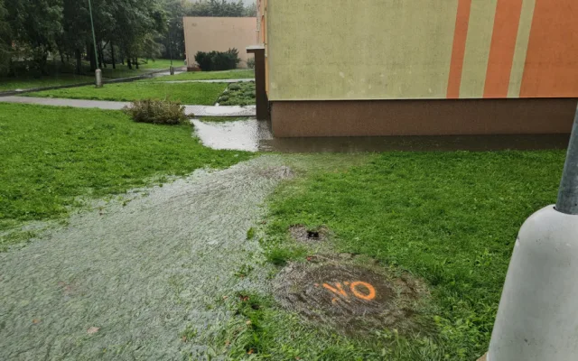 Jižní Moravu zasáhl silný déšť. V Boskovicích voda zatekla do archivu i nemocnice