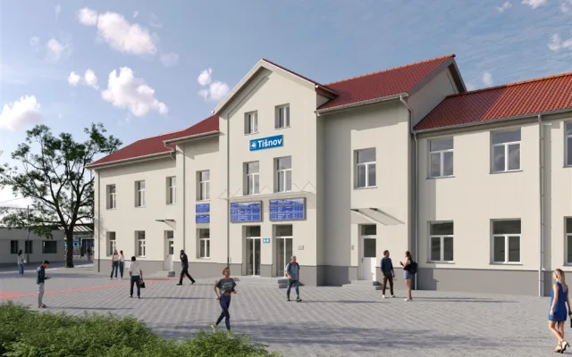 Tišnov na Brněnsku dostane nové nádraží. Železničáři navnadili lidi vizualizací