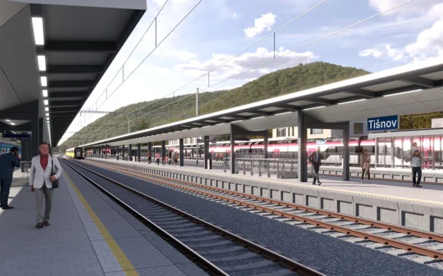 Tišnov na Brněnsku dostane nové nádraží. Železničáři navnadili lidi vizualizací