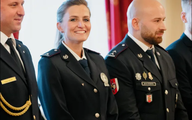 Policistku Obvodního oddělení ocenil prezident České republiky