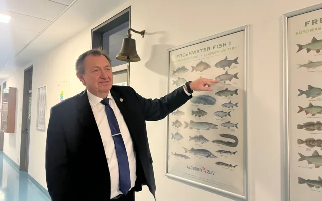Rektor Mendelovy univerzity v Brně Jan Mareš říká, že hlavním cílem je zvýšení povědomí o chovu sladkovodních ryb