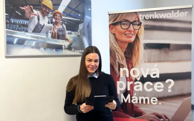 Marketingová manažerka Trenkwalder s novým firemním vizuálem