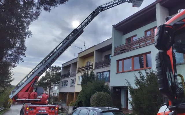 Hasiče v Brně a okolí zaměstnal silný vítr. Řešili desítky událostí