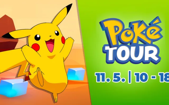 Fanoušci Pokémonů se mohou těšit na Poké tour v NC Královo Pole
