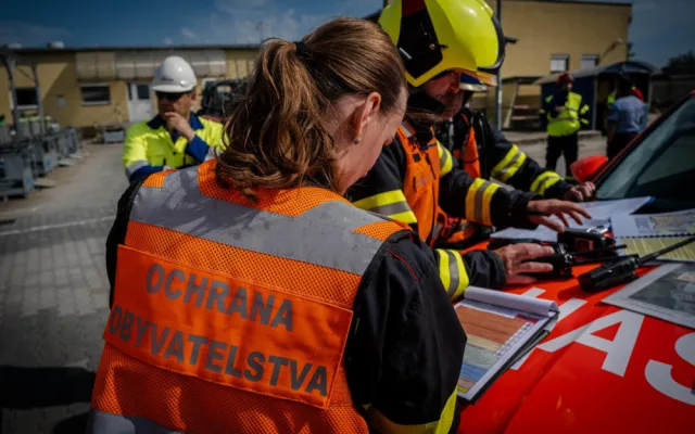Hasiči řešili masivní únik nebezpečné látky v Brně. Šlo o cvičení
