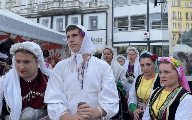 Do Brna přijely folklorní soubory z Indie i Mexika