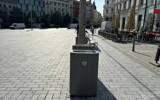 ANKETA: Na Svoboďáku jsou nové koše. Pojmou třikrát víc odpadu a jsou jinak rozmístěné