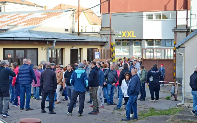 Stovky lidí zavítaly do vyškovského pivovaru. Prohlédli si areál a diskutovali o jeho budoucnosti