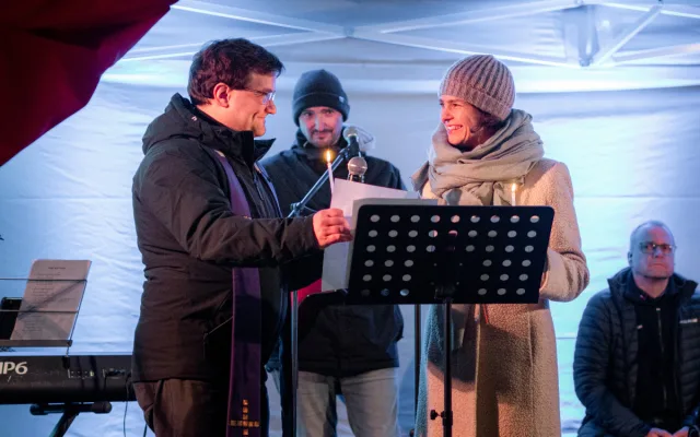 FOTO: Mší na Římském náměstí v centru Brna skončil advent