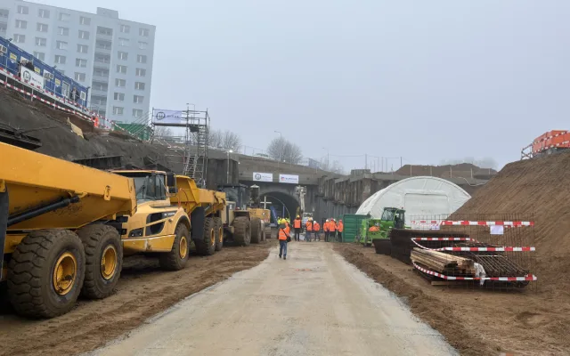 Budoucí tunel na Kamechy má patronku. Svatá Barbora ochrání dělníky na stavbě