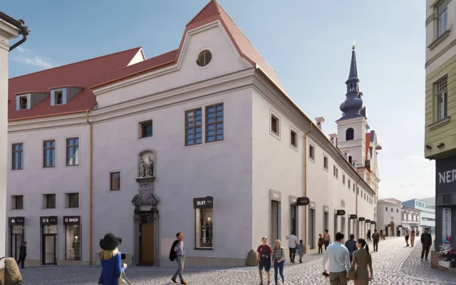 VIZUALIZACE: Brněnský klášter voršilek se promění k nepoznání, vzniknou obchody i zahrada
