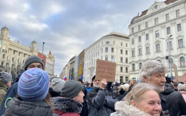 Svoboďák praská ve švech. V Brně přišly prezidenta podpořit tisíce lidí