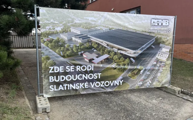 Modernizace za miliardu. Trolejbusy ve Slatině dostanou nové zázemí i myčku