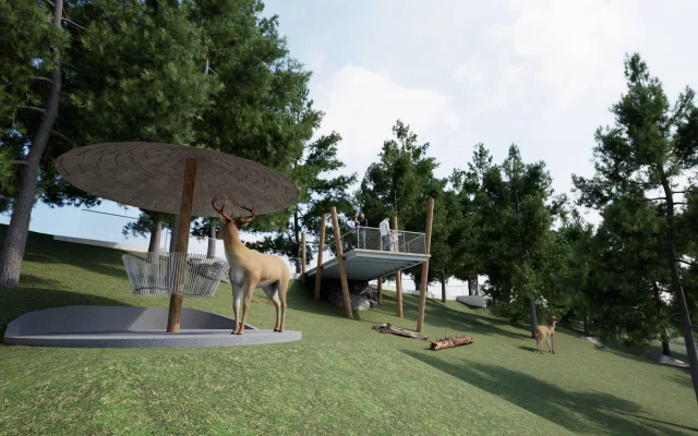 VIZUALIZACE: V brněnské zoo staví výběh pro jelena, který se vrátil ze záhrobí