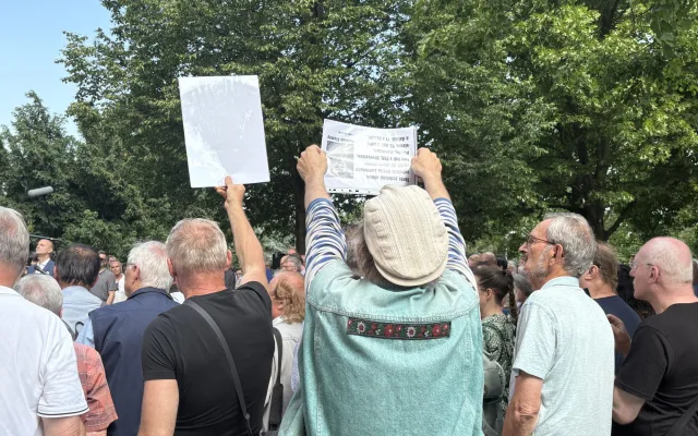 Společná pieta v Brně. Sudetští Němci i Češi uctili oběti okupace u Kounicových kolejí