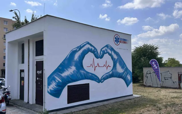Trafostanice pro zdravotníky. Ve Starém Lískovci je nově street art