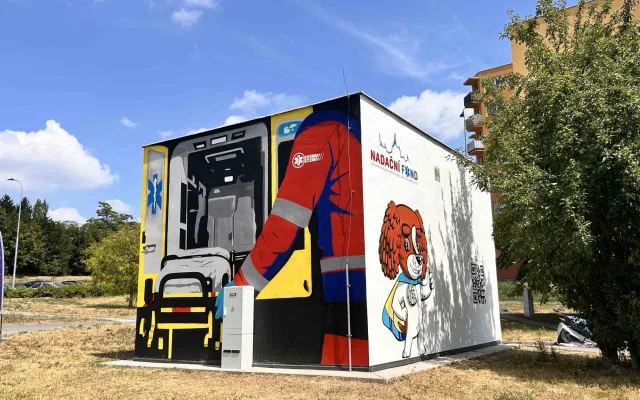 Trafostanice pro zdravotníky. Ve Starém Lískovci je nově street art