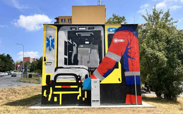 Trafostanice pro zdravotníky. Ve Starém Lískovci je nově street art
