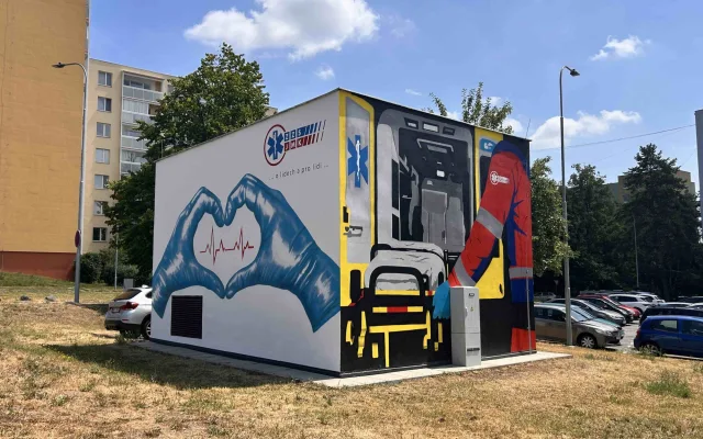 Trafostanice pro zdravotníky. Ve Starém Lískovci je nově street art
