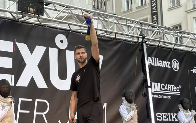 Centrum Brna ovládli šermíři. Jsem jako Kung Fu Panda, řekl čerstvý mistr světa