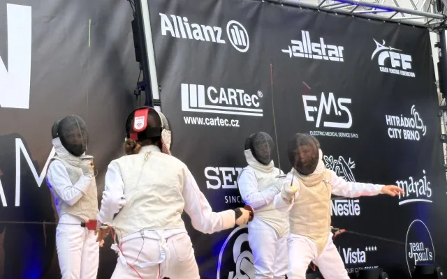 Centrum Brna ovládli šermíři. Jsem jako Kung Fu Panda, řekl čerstvý mistr světa