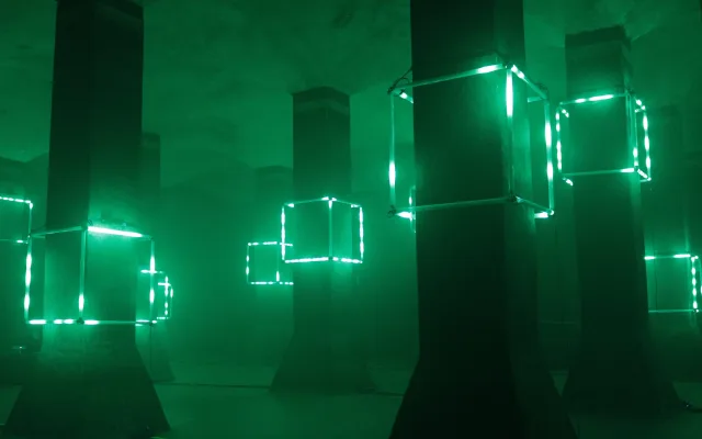 FOTO: Začíná festival Prototyp, vodojemy přináší světelnou show
