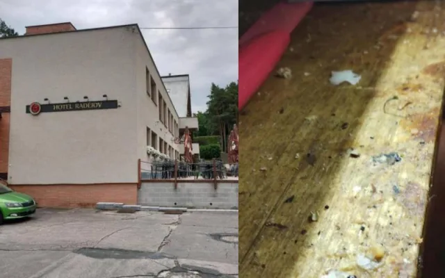 Hlodavci a špína. V zázemí restaurace na Hodonínsku se zřejmě moc neuklízelo