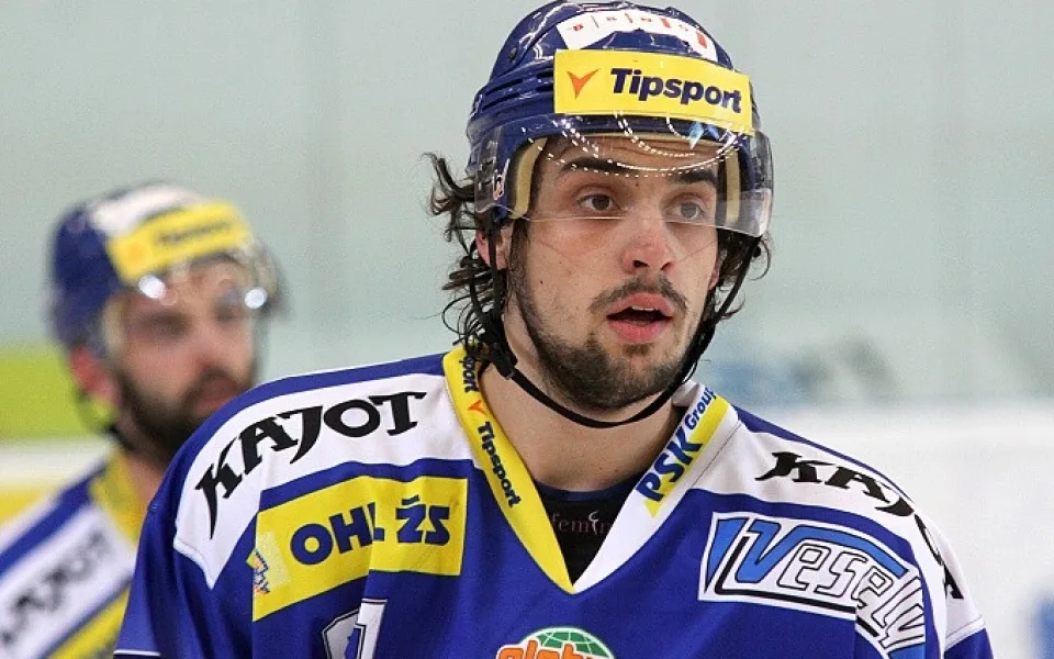 Střelec dvou gólů Komety Jakub Svoboda