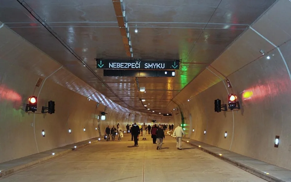 Královopolský tunel během dne otevřených dveří