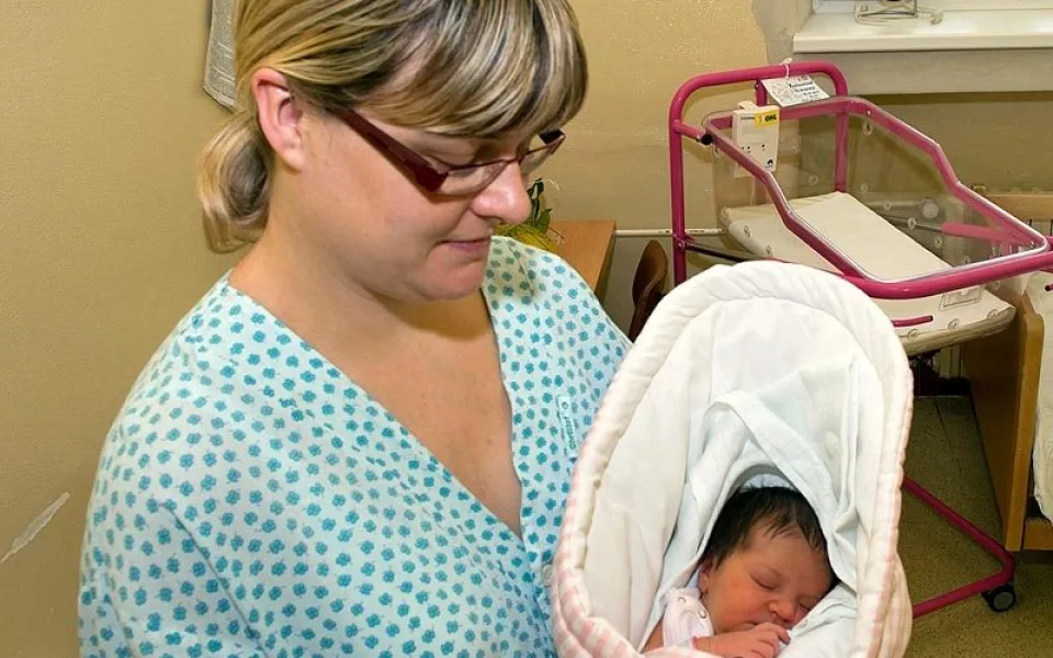 První Brňanka roku 2013 Justýnka s maminkou