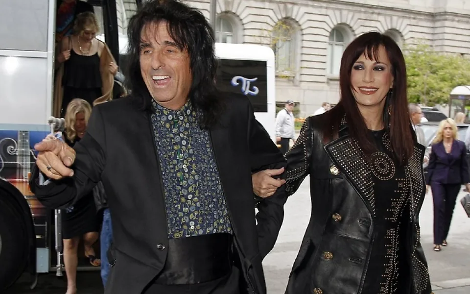 Alice Cooper s manželkou, foto: alicecooper.com