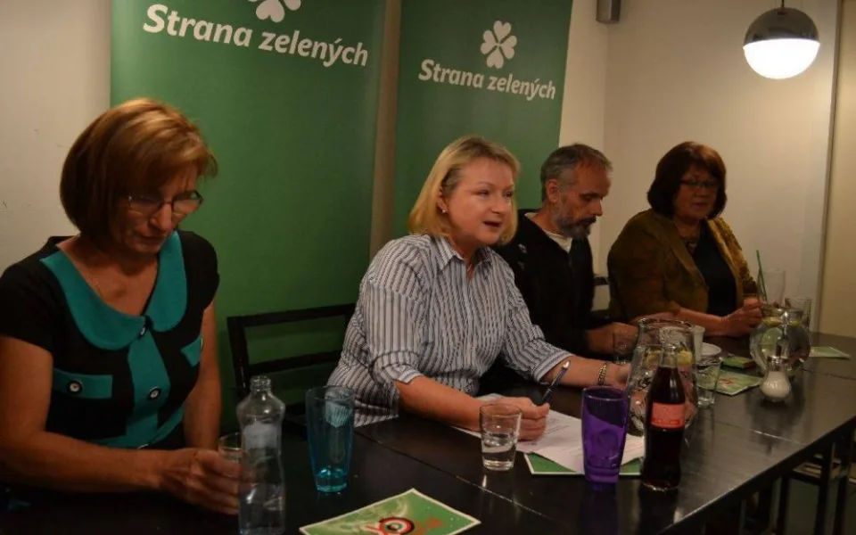 Jitka Seitlová (SZ) se v pondělí představila novinářům, foto: Strana zelených