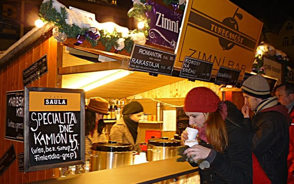 Zimní bar s Turbomoštem, foto: Turbomošt