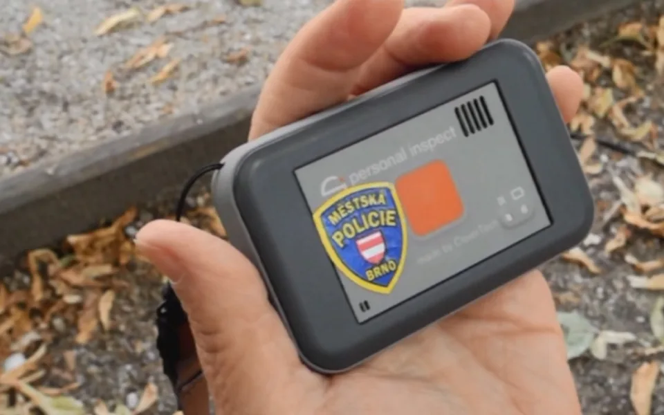 Alarm od městské policie, foto: Městská policie Brno