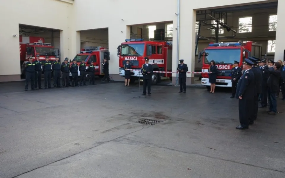 Nová hasičská stanice v Líšni, foto: HZS JMK