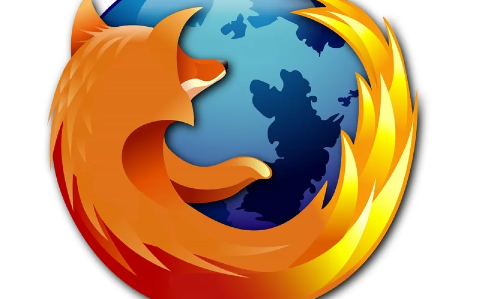 Logo prohlížeče Firefox - stylizovaná Panda červená