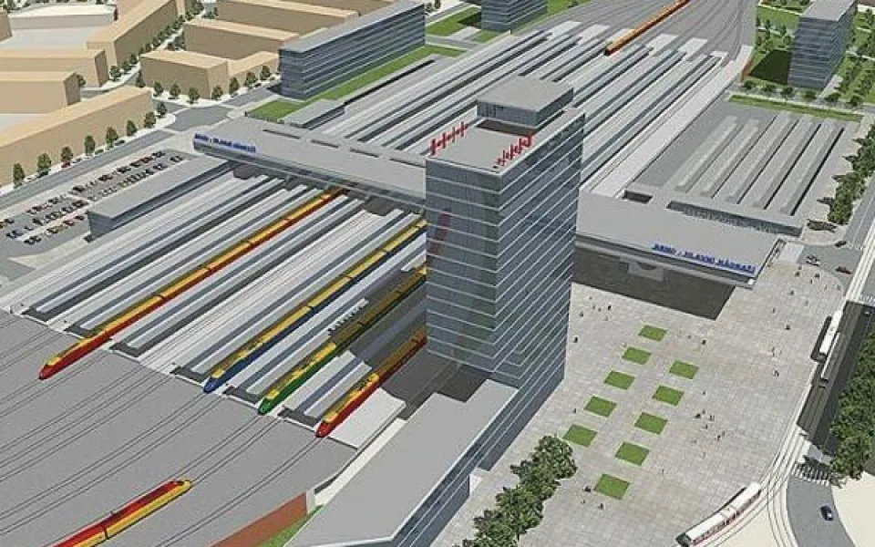 Vizualizace možné podoby nového nádraží