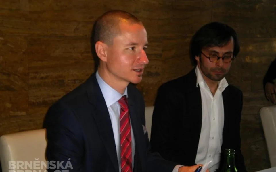 Ředitel divadla Martin Glaser a umělecký šéf Janáčkovy opery Jiří Heřman (zleva), foto: Brněnská Drbna, David Zouhar