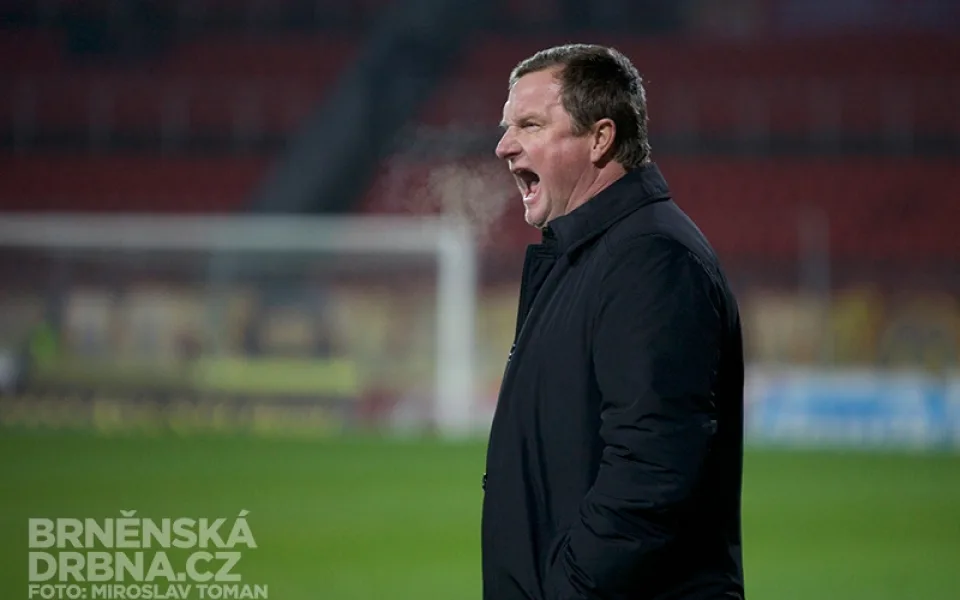 Loučící se trenér Vrba odchází k reprezentačnímu týmu, foto: Brněnská Drbna