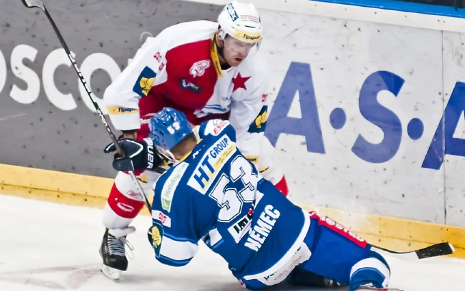 Slavia - Kometa Brno. Zdroj: hc-kometa.cz