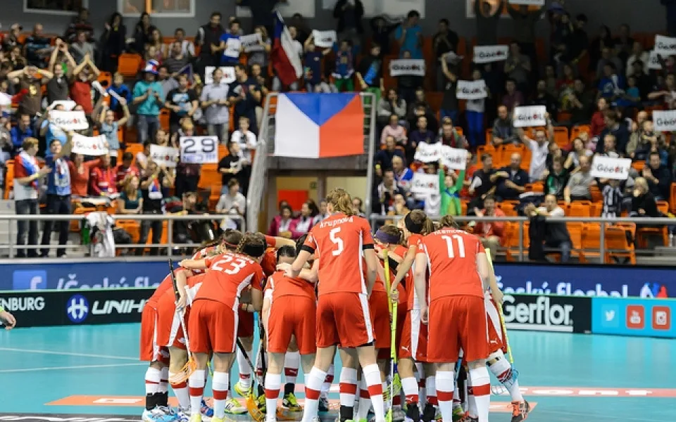 Česká florbalová reprezentace žen. Zdroj: WFC 2013