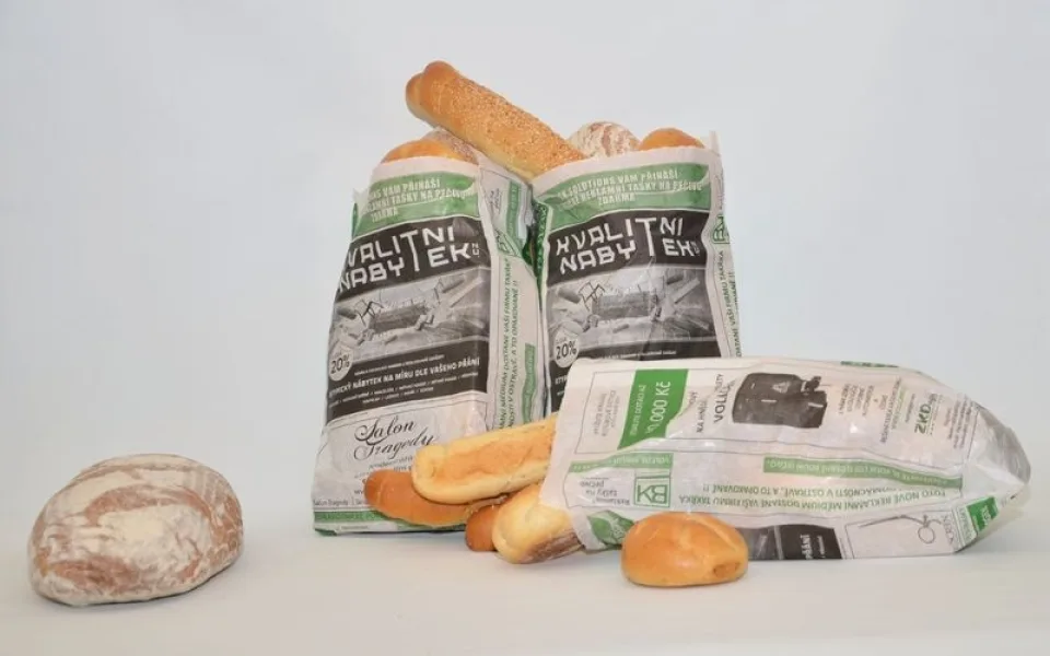 Papírové sáčky na pečivo se dají potisknout reklamou, foto: BK Solutions